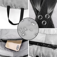 Load image into Gallery viewer, Lightweight, portable, fold-able backpack with waterproof folding bag.
