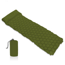 Load image into Gallery viewer, Inflatable Sleeping Pad Camping Mat With Pillow
