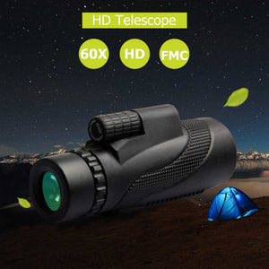 Waterproof 40X60 High Definition Monocular Telescope