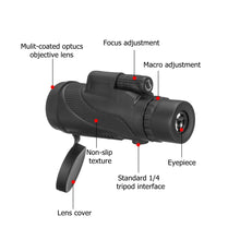 Load image into Gallery viewer, Waterproof 40X60 High Definition Monocular Telescope
